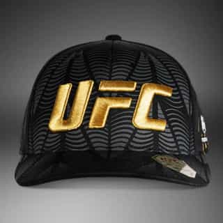 shapka ufc zenith by venum authentic fight night cap – black gold шапка ufc zenith by venum authentic fight night cap - black gold