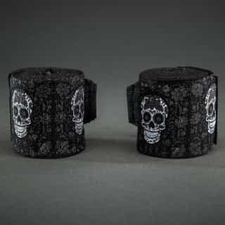 Бинтове за Бокс Venum Santa Muerte Handwraps – Black White 4m Бинтове за Бокс Venum Santa Muerte Handwraps - Black/White 4m