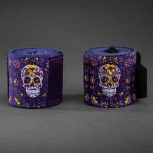 Бинтове за Бокс Venum Santa Muerte Handwraps – Dark Purple 4m Бинтове за Бокс Venum Santa Muerte Handwraps - Dark Purple 4m