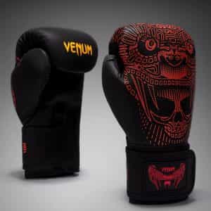 Боксови Ръкавици Venum Quetzal Fury Boxing Gloves – Black Fury Red Tangerine Боксови Ръкавици Venum Quetzal Fury Boxing Gloves - BlackFury Red Tangerine