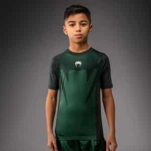 Детски Рашгард Venum Attack Kids Short Sleeve Rashguard – Forest Green Off White Детски Рашгард Venum Attack Kids Short Sleeve Rashguard - Forest Green Off White