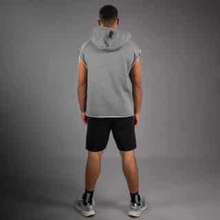 Суичър Venum VT Boxing Sleeveless Hoodie – Heather Grey 1 Суичър Venum VT Boxing Sleeveless Hoodie - Heather Grey 1