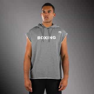 Суичър Venum VT Boxing Sleeveless Hoodie – Heather Grey Суичър Venum VT Boxing Sleeveless Hoodie - Heather Grey