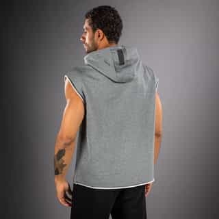 Суичър Venum VT Muay Thai Sleeveless Hoodie – Heather Grey 1 Суичър Venum VT Muay Thai Sleeveless Hoodie - Heather Grey 1
