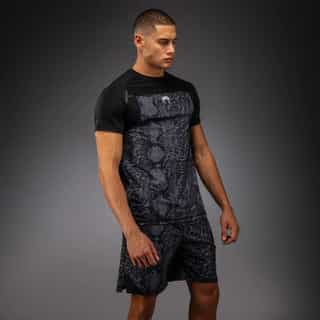 Тениска Venum G-Fit Scales Dry-Tech T-Shirt – Black Charcoal Grey 2 Тениска Venum G-Fit Scales Dry-Tech T-Shirt - Black Charcoal Grey 1