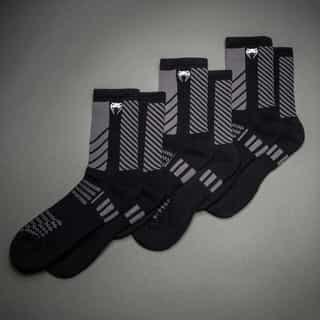 Чорапи Venum Vector Crew Socks 3 Pack – Black Grey 1 Чорапи Venum Vector Crew Socks 3 Pack - Black Grey 1