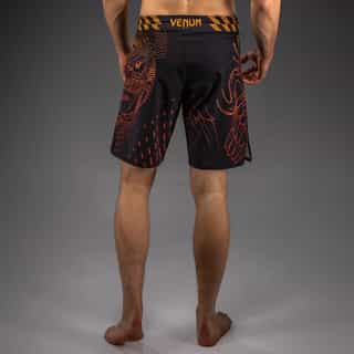 Шорти Venum Quetzal Fury Fightshorts – Black Fury Red Tangerine 1 Шорти Venum Quetzal Fury Fightshorts - Black Fury Red Tangerine 2