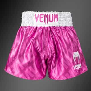 Муай Тай Шорти Venum x Contender XT Muay Thai Shorts – Candy Pink White Муай Тай Шорти Venum x Contender XT Muay Thai Shorts – Candy Pink White