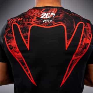 Тениска Venum 20th Anniversary T-Shirt – Black Red 2 тениска venum 20th anniversary t-shirt - black/red 2