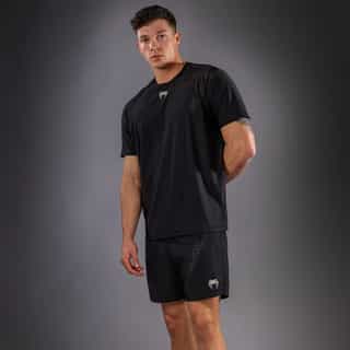 Тениска Venum Lazer Dry Tech T-Shirt – Black Grey 3 Тениска Venum Lazer Dry Tech T-Shirt - Black/Grey 3