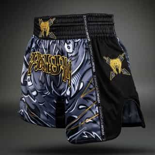 муай тай шорти venum wolf atak muay thai shorts – black grey 1 муай тай шорти venum wolf atak muay thai shorts - black grey 1