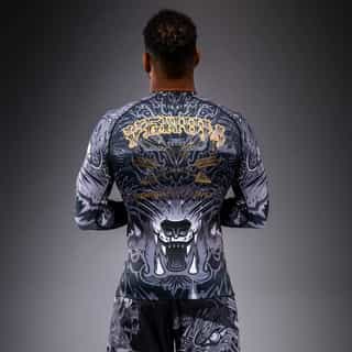 рашгард venum wolf atak long sleeve rashguard – black grey 1 рашгард venum wolf atak long sleeve rashguard - black grey 1
