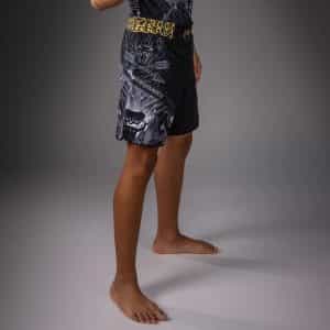 детски шорти venum wolf atak kids fightshorts – black grey 1 детски шорти venum wolf atak kids fightshorts - black/grey
