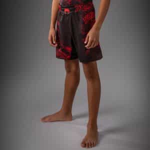 детски шорти venum wolf atak kids fightshorts – black red детски шорти venum wolf atak kids fightshorts - black/red