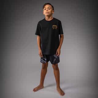 detska teniska venum wolf atak kids t-shirt – black grey 1 детска тениска venum wolf atak kids t-shirt - black/grey 1