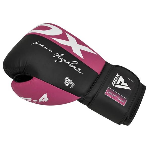 боксови ръкавици rdx f4 black/pink 4