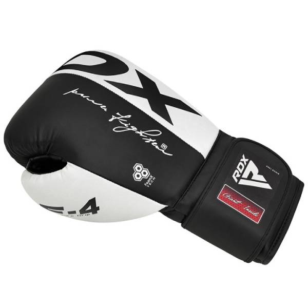 боксови ръкавици rdx f4 black/white 2