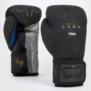 боксови ръкавици venum loma classic black/blue