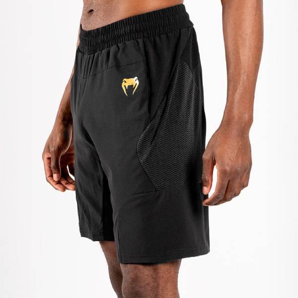 шорти venum g-fit training shorts black/gold 1