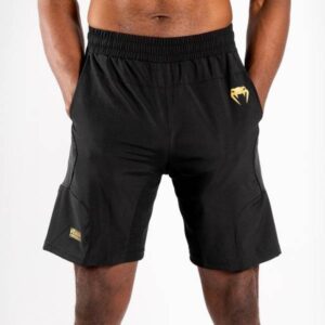 шорти venum g-fit training shorts black/gold