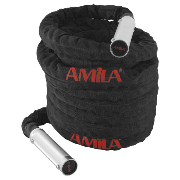 тренировъчно въже amila battle rope 9m
