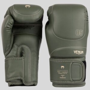 боксови ръкавици venum impact evo boxing gloves - earth kaki