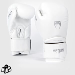 детски боксови ръкавици venum contender 1.5 white/silver