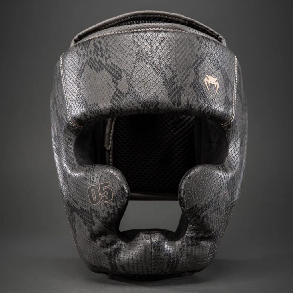 Каска за бокс Venum Impact Evo Scales Headgear Dark Grey – изглед 2