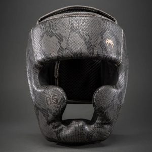 Каска за бокс Venum Impact Evo Scales Headgear Dark Grey – изглед 2