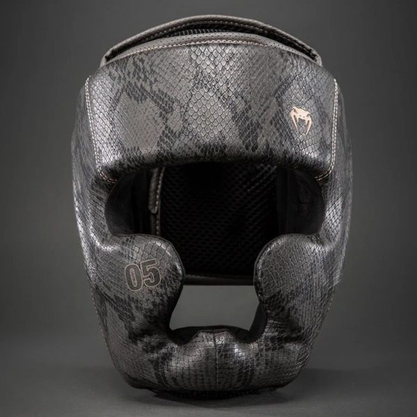 Каска за бокс Venum Impact Evo Scales Headgear Dark Grey – изглед 2