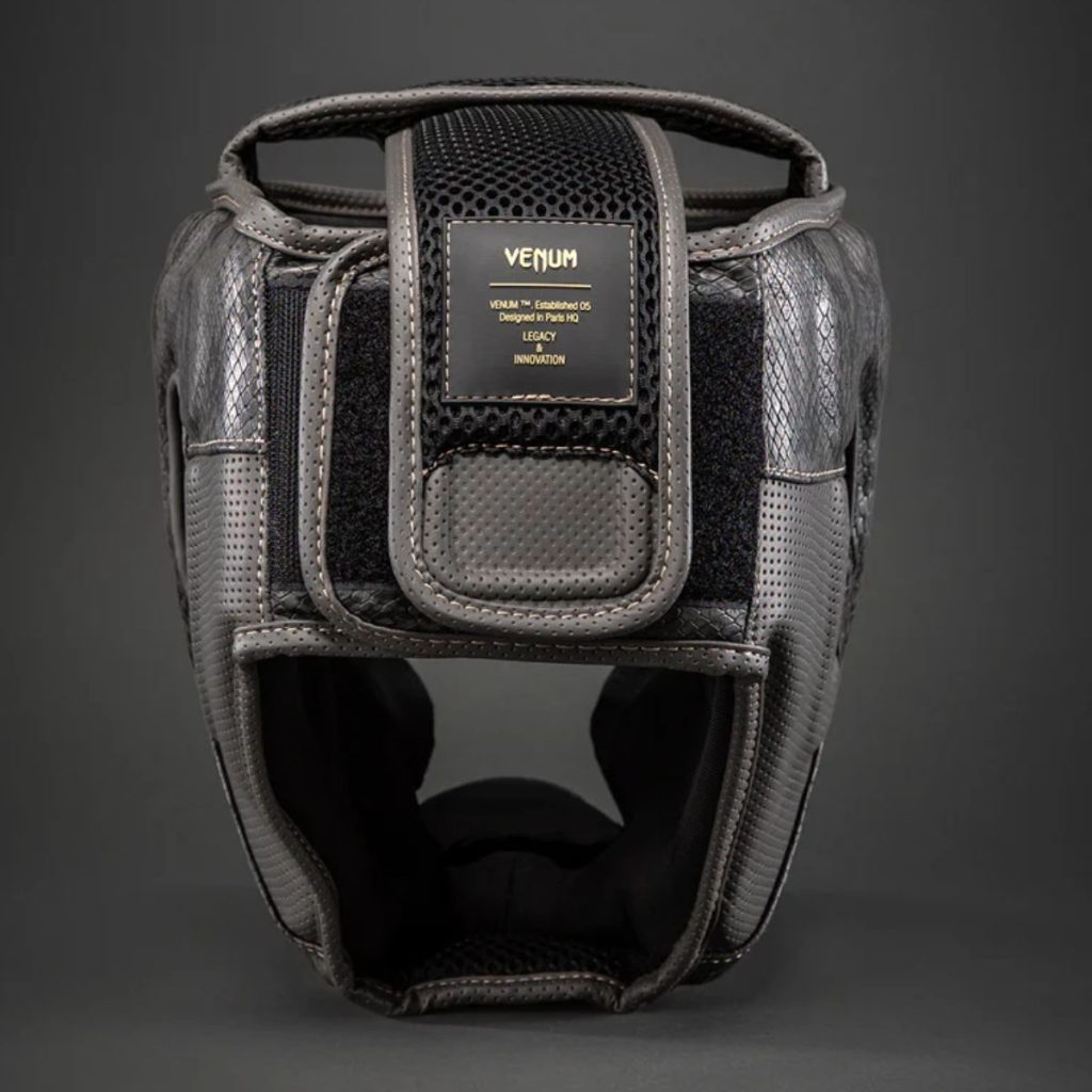 Каска за бокс Venum Impact Evo Scales Headgear Dark Grey – изглед 4