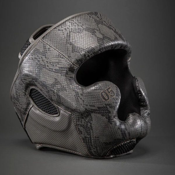 Каска за бокс Venum Impact Evo Scales Headgear Dark Grey – изглед 3