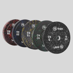 олимпийски гумиран диск amila splash bumper slim 50mm 10kg - 2бр 2