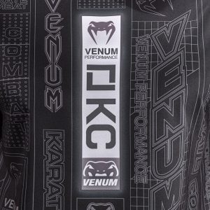 Тениска Karate Combat by Venum Dry-Tech T-Shirt – Black/Grey – детайл на графиката