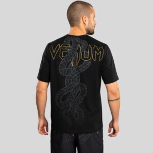 тениска venum serpenti black/silver/gold
