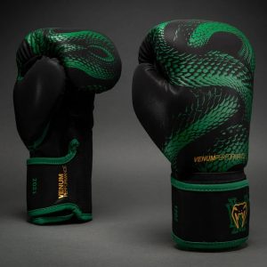 боксови ръкавици venum matupa boxing gloves - black/green/gold 1