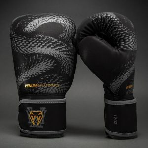 боксови ръкавици venum matupa boxing gloves - black/grey/gold 1