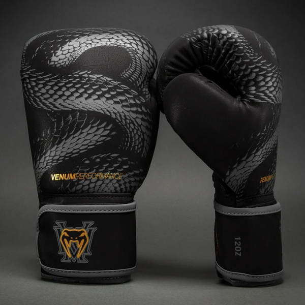 боксови ръкавици venum matupa boxing gloves - black/grey/gold 1