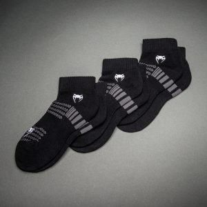 Чорапи Venum Vector Ankle Socks 3 Pack - Black Grey 1
