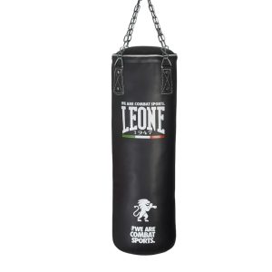 боксов чувал leone 1947 pro heavy bag AT840 - 40 кг с лого и верига за закачване