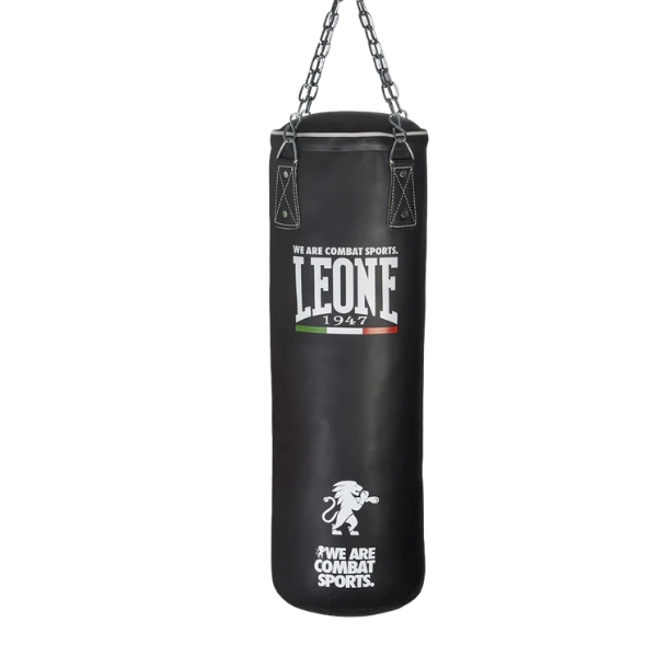 боксов чувал leone 1947 pro heavy bag AT840 - 40 кг с лого и верига за закачване