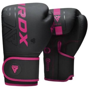 боксови ръкавици rdx kara black/pink