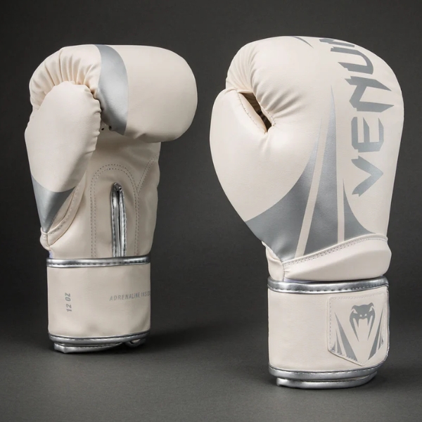 боксови ръкавици venum challenger 2.5 boxing gloves – white/silver