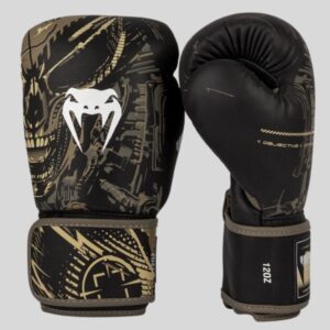 боксови ръкавици venum invader black/sand 3