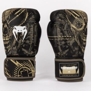 боксови ръкавици venum invader black/sand