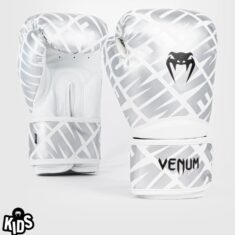 детски боксови ръкавици venum contender 1.5xt white/silver