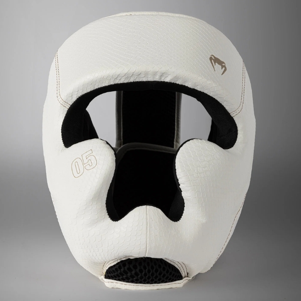 каска за бокс venum impact evo scales white 1