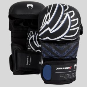 мма ръкавици venum x tekken 8 - jin kazama mma sparring gloves - blue/black/white