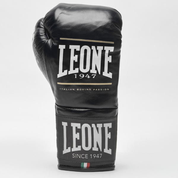 професионални боксови ръкавици leone proshock black 1
