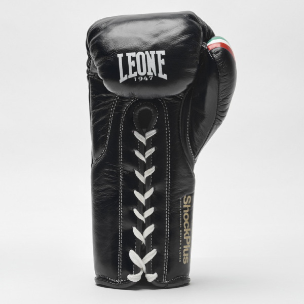 професионални боксови ръкавици leone proshock black 3